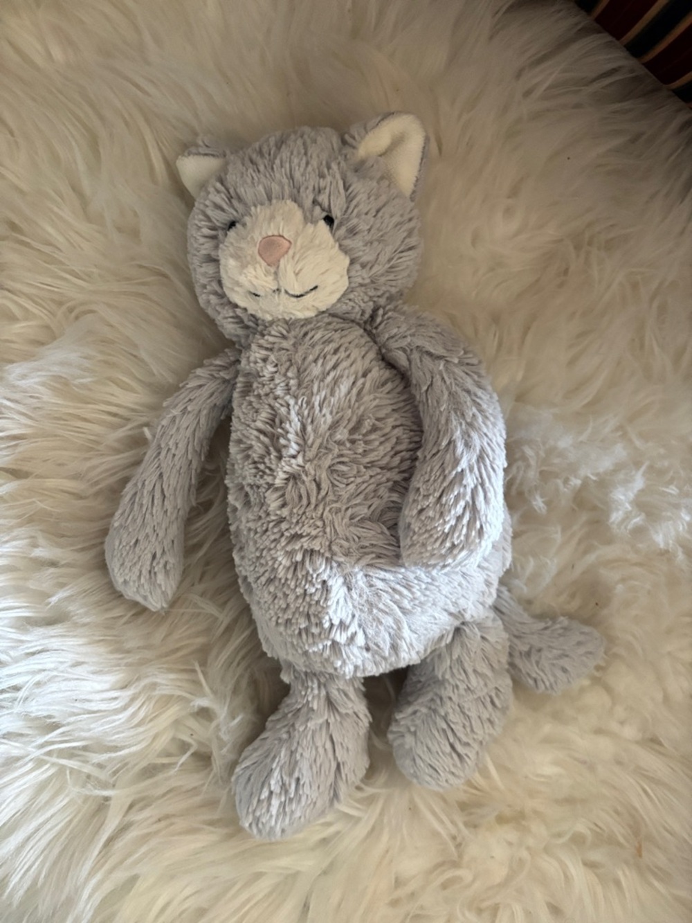Jellycat Grey bashful kitty